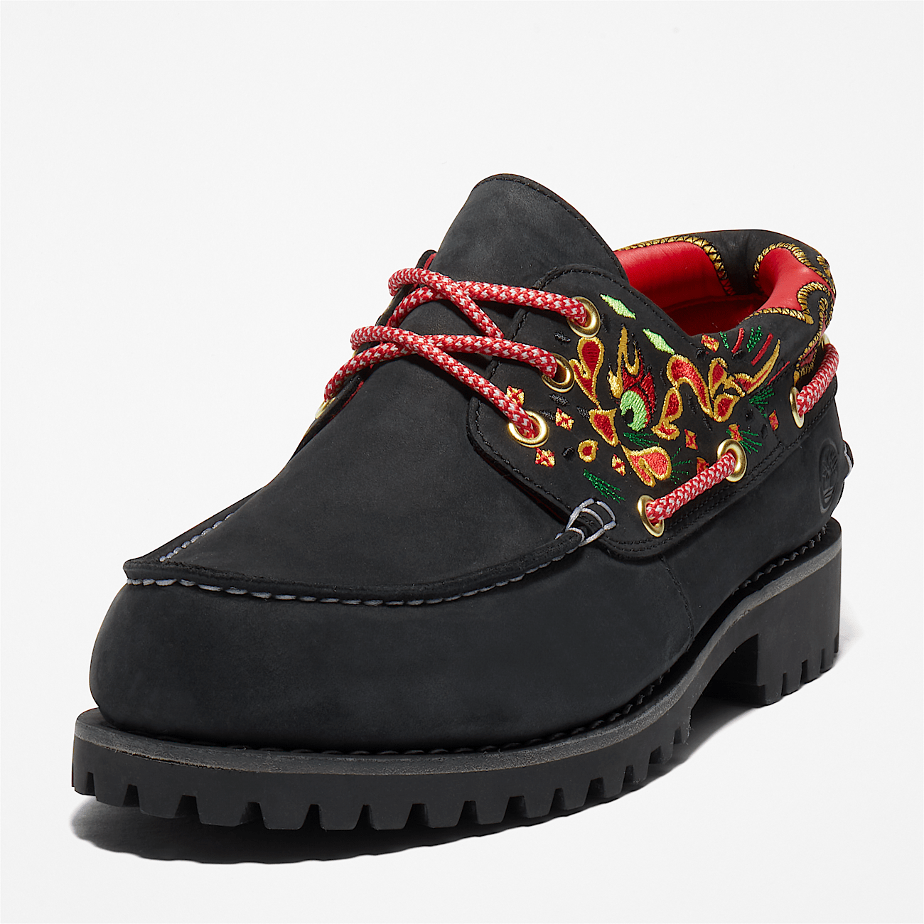CLOT x Timberland 3 Eye Boat Shoe for Men in Black