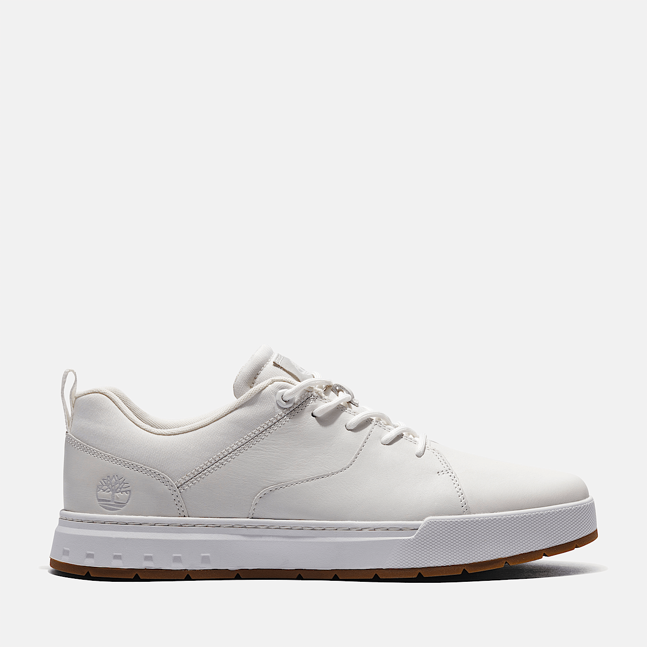 Maple Grove Low Lace Up Trainer for Men in White