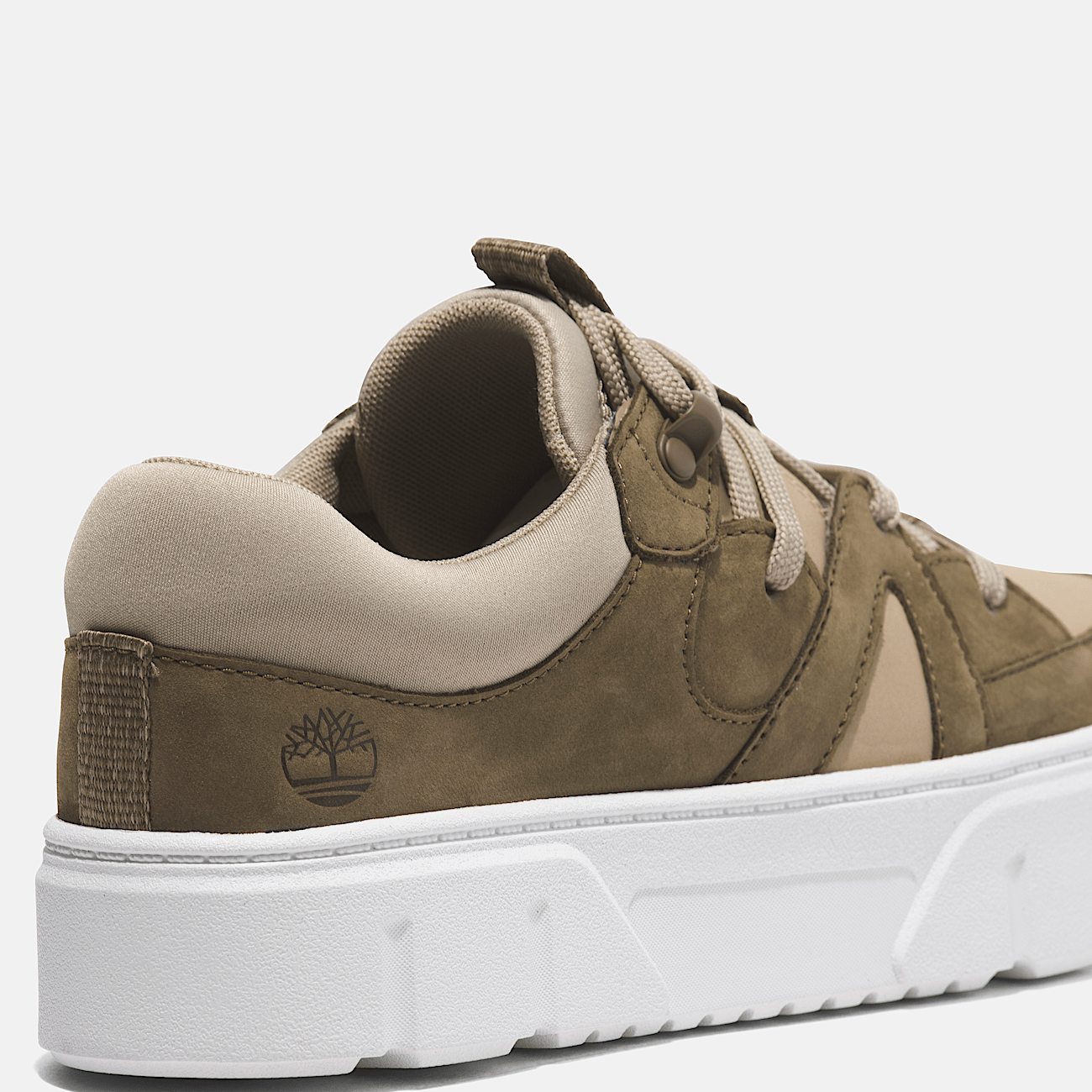 Laurel Court Lace Up Low Trainer for Women in Green