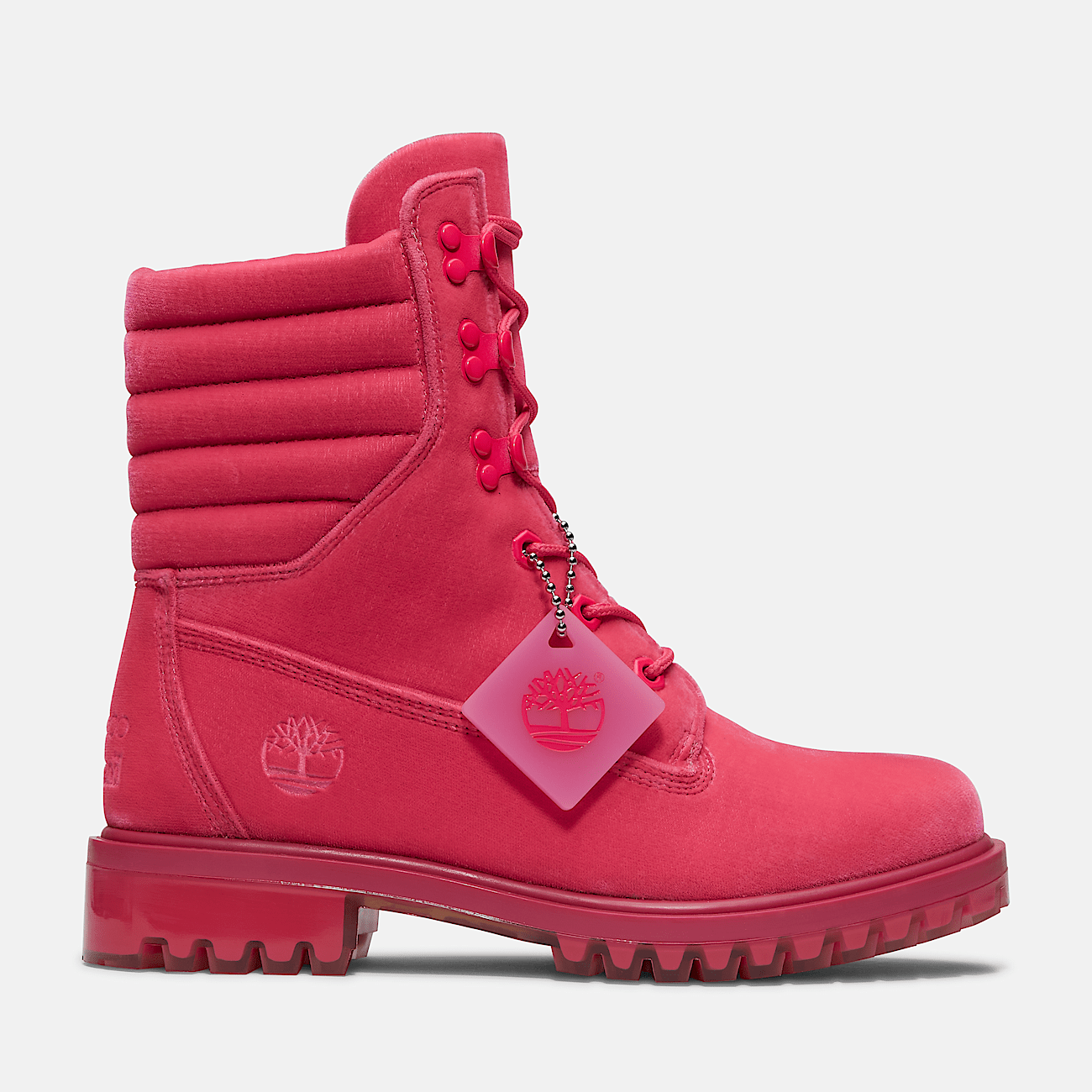 Pink timberland heels clearance