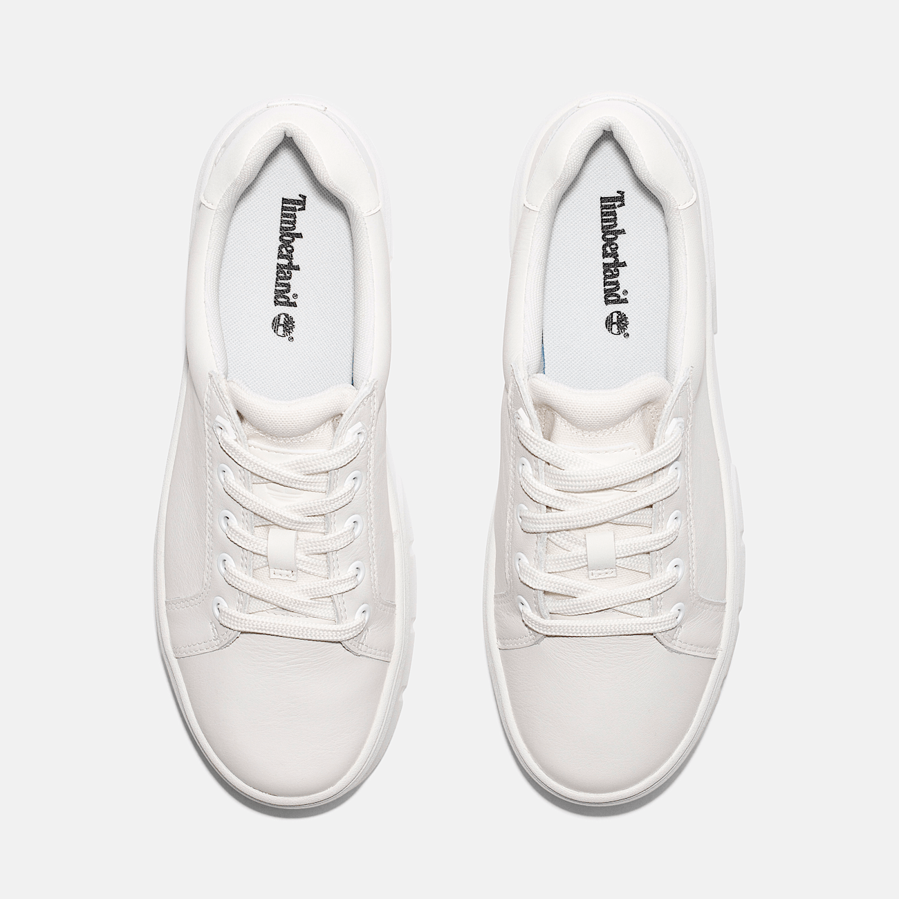 Baskets basses a lacets Laurel Court pour femme en blanc