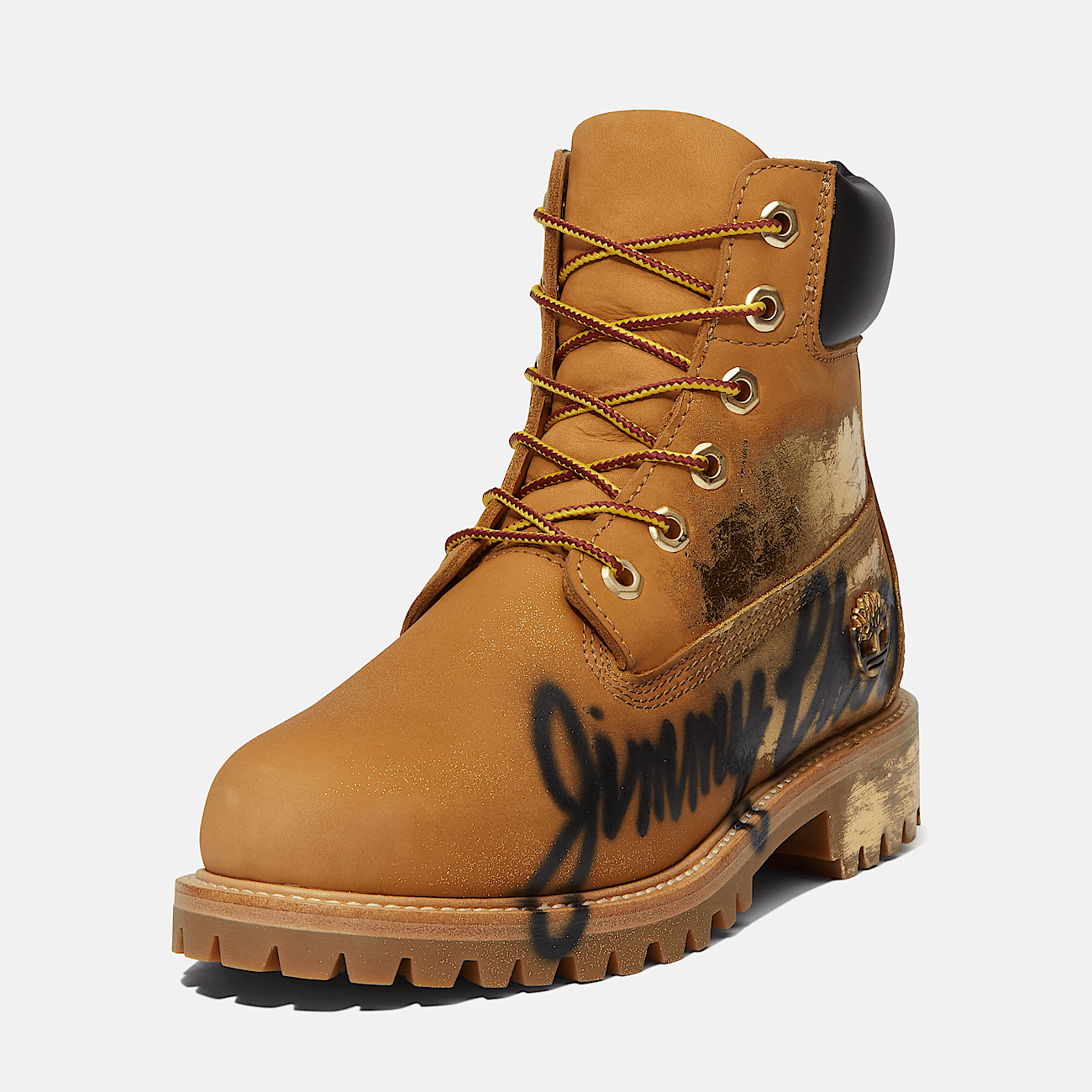 Jimmy Choo x Timberland Spray Painted Boot for Women in Yellow