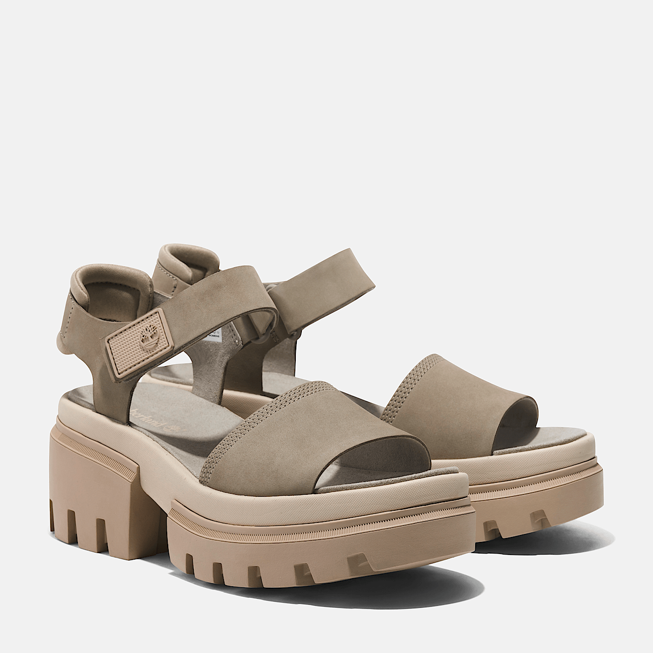 Sandale a double bride Everleigh pour femme en beige