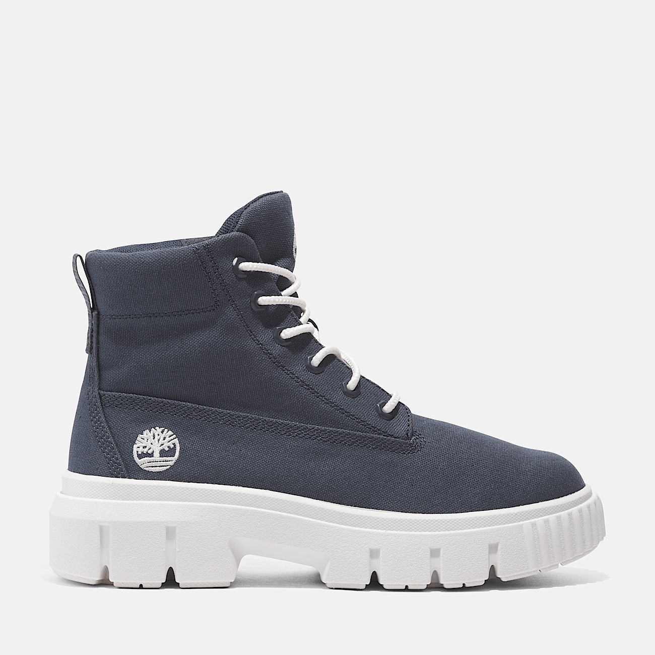 Greyfield Mid Lace Up Boot for Women in Dark Blue