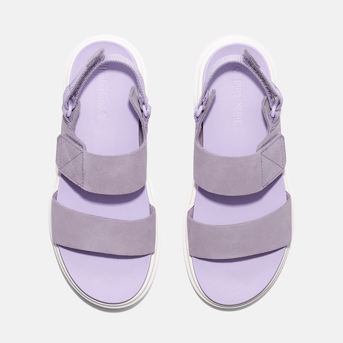 Sandale a double bride Greyfield pour femme en violet