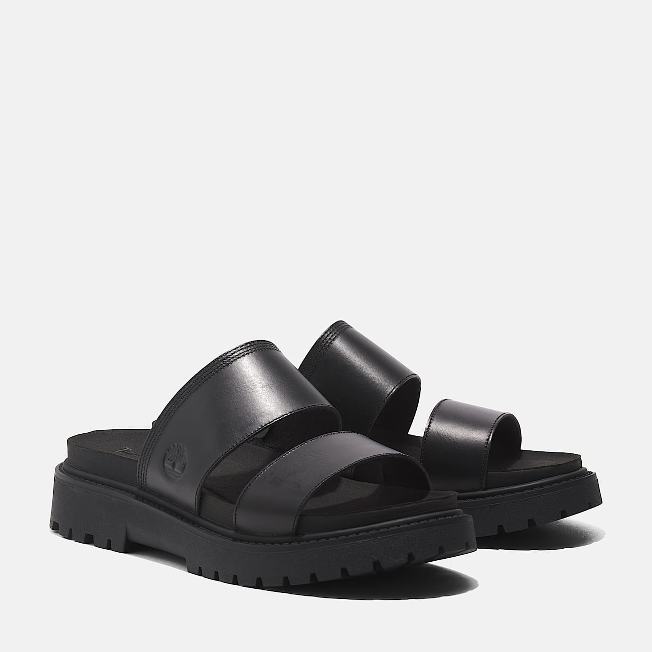 Black slide sandals sales