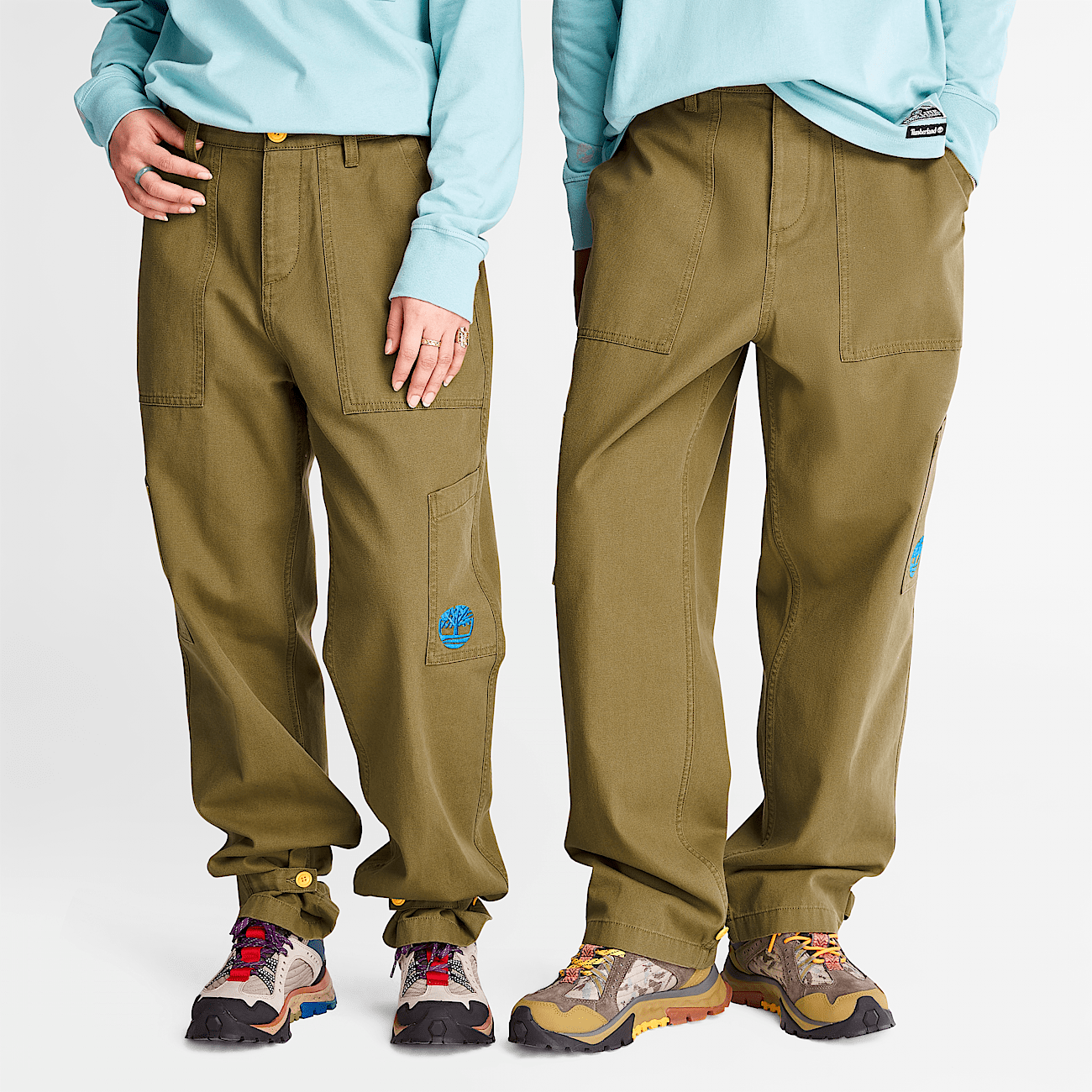 Bee Line x Timberland Wide leg Bottoms in Brown