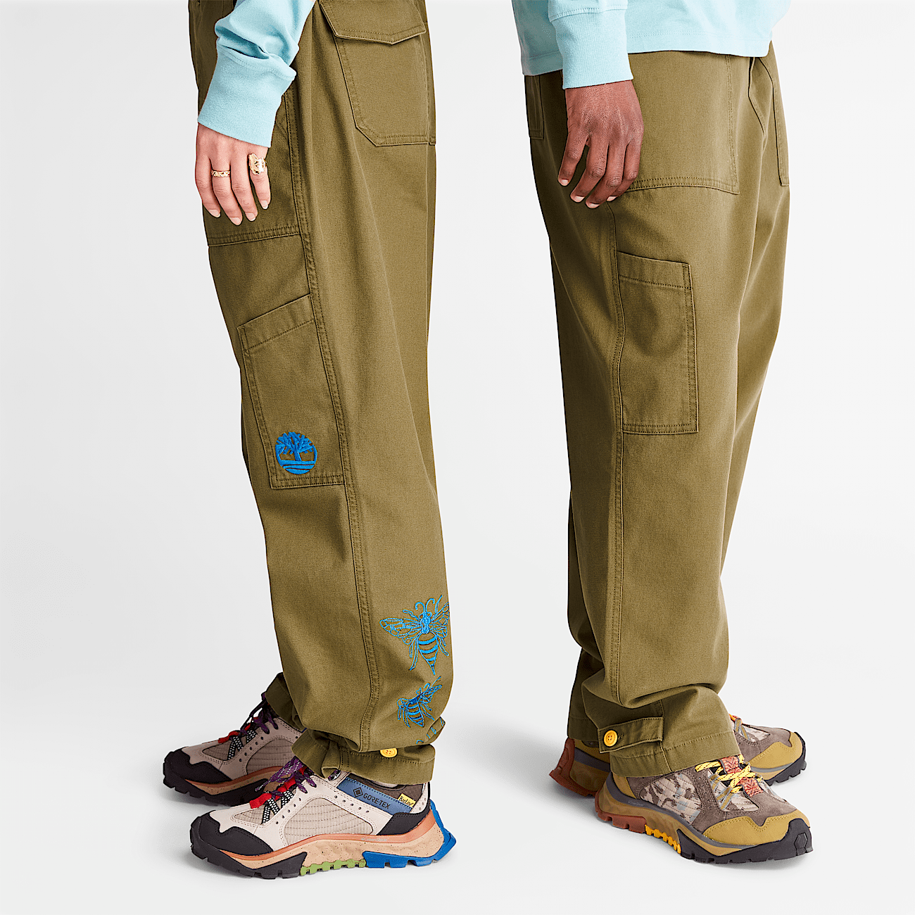 Bee Line x Timberland Wide leg Bottoms in Brown