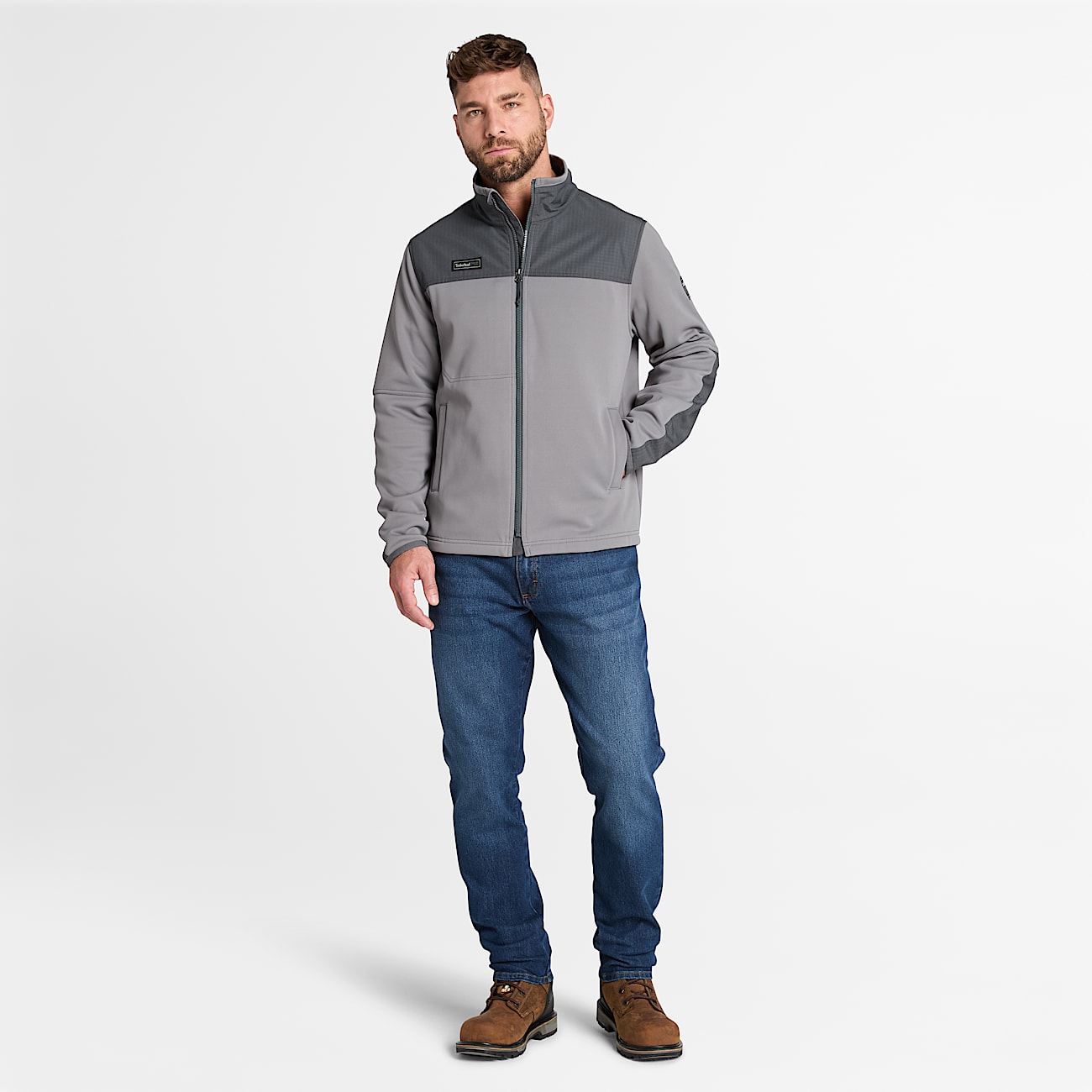 Timberland grey jacket best sale