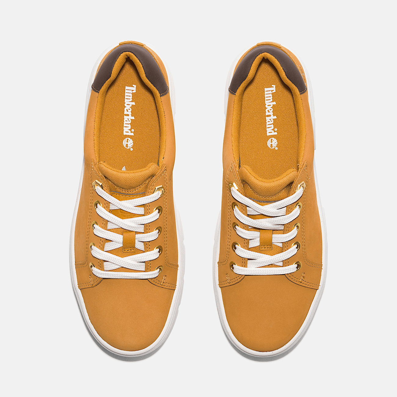 Low Lace Up Trainer for Women in Yellow
