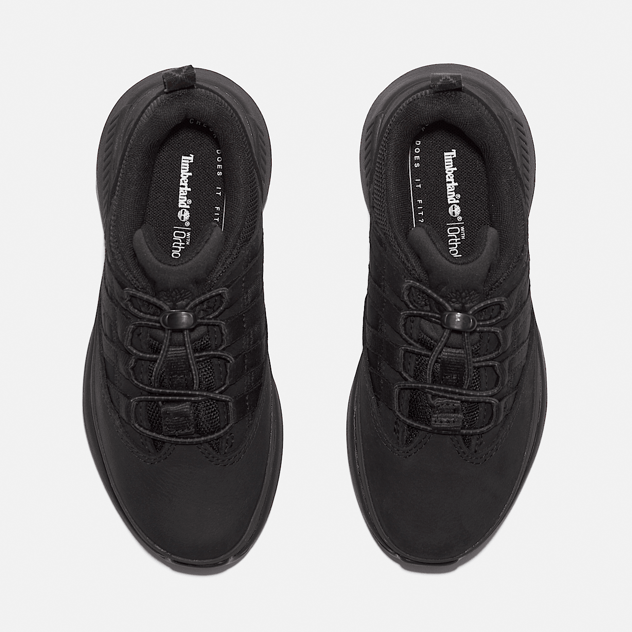 Euro Trekker Low Bungee Sneaker voor kids in zwart