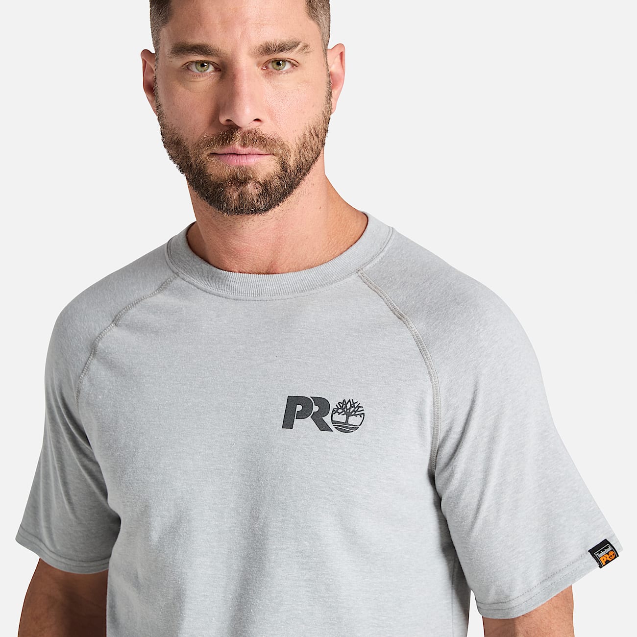 T Shirt mit reflektierendem Timberland PRO Core Logo fur Herren in Grau