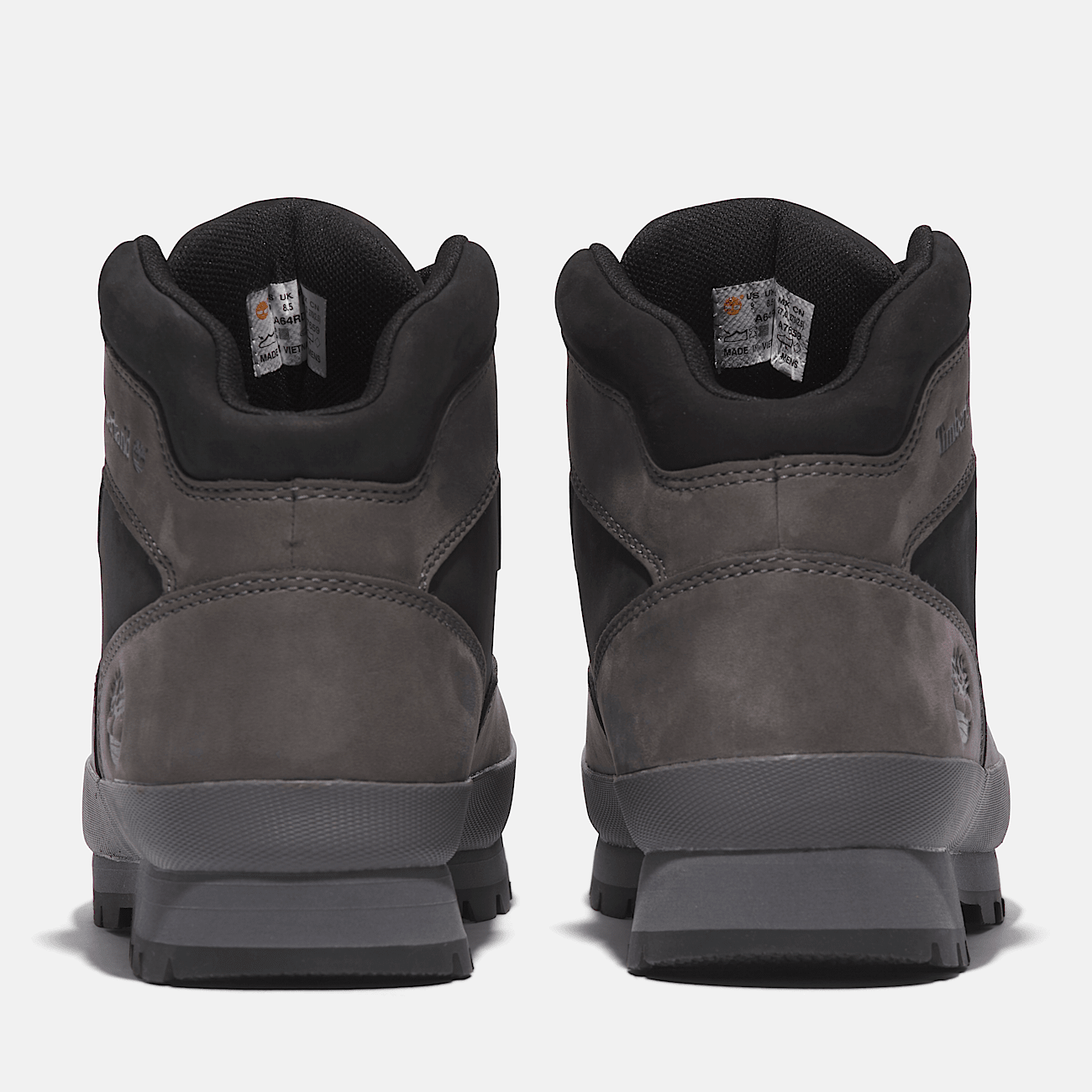 Bottine de randonnee Euro en cuir pour homme en gris