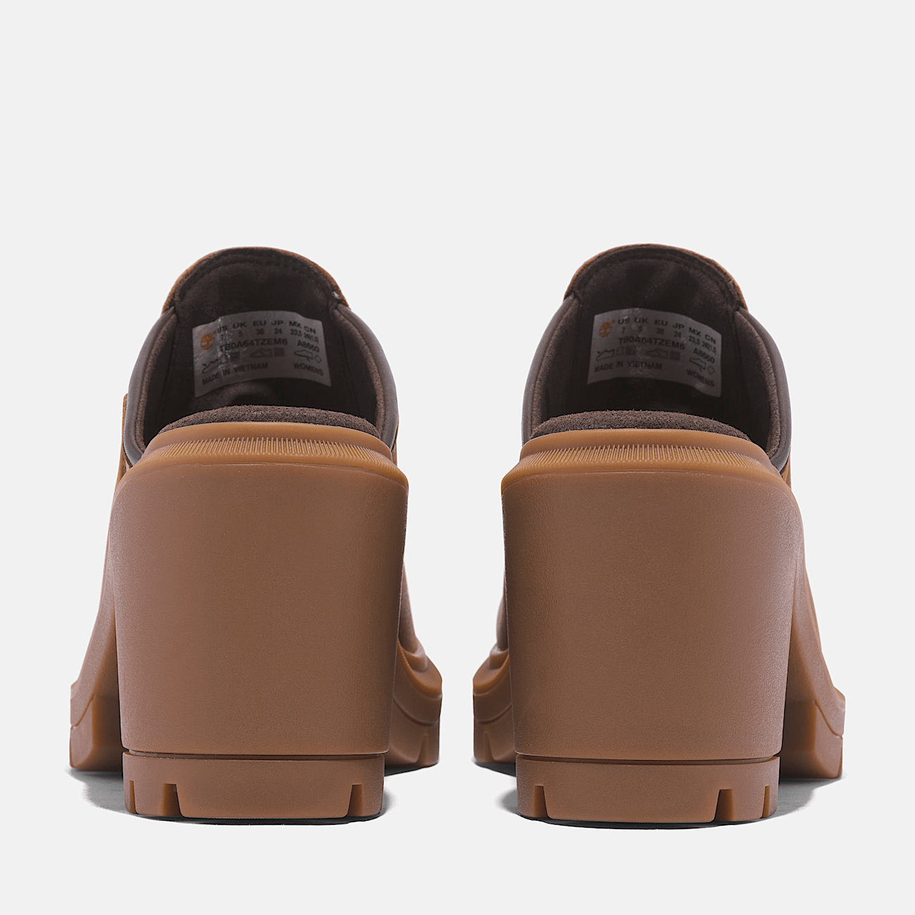 Allington Heights Heeled Clog Shoe for Women in Brown