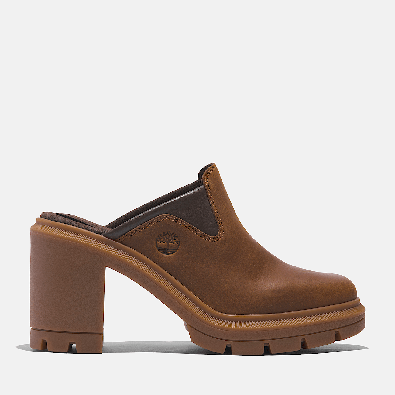 Scarpa a Zoccolo con Tacco Allington Heights da Donna in marrone