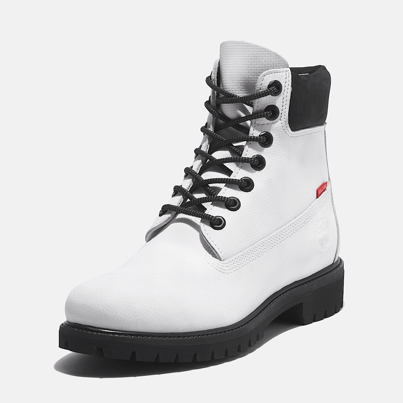 White man boots top