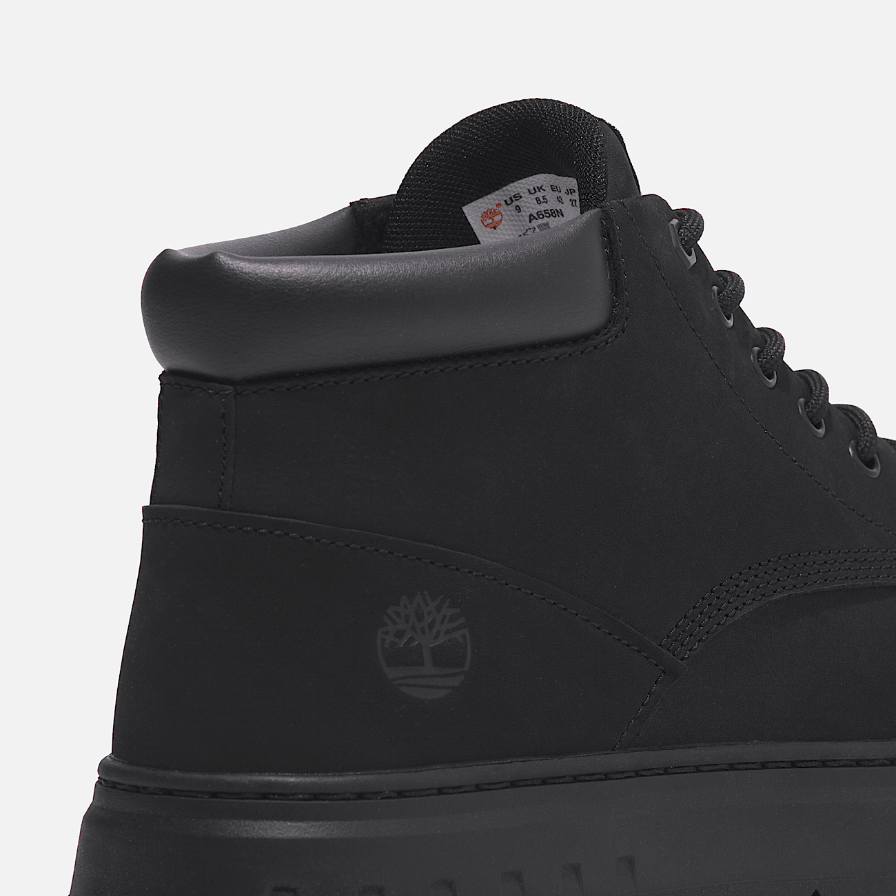 Black timberland trainer boots discount