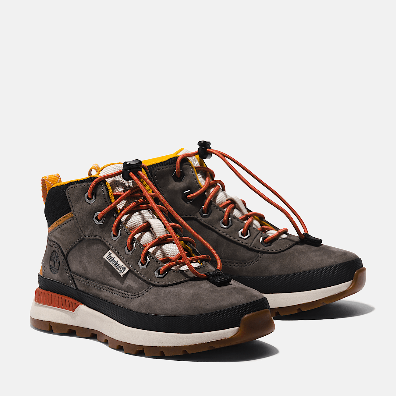 Field Trekker Mid Lace Up Trainer for Junior in Grey