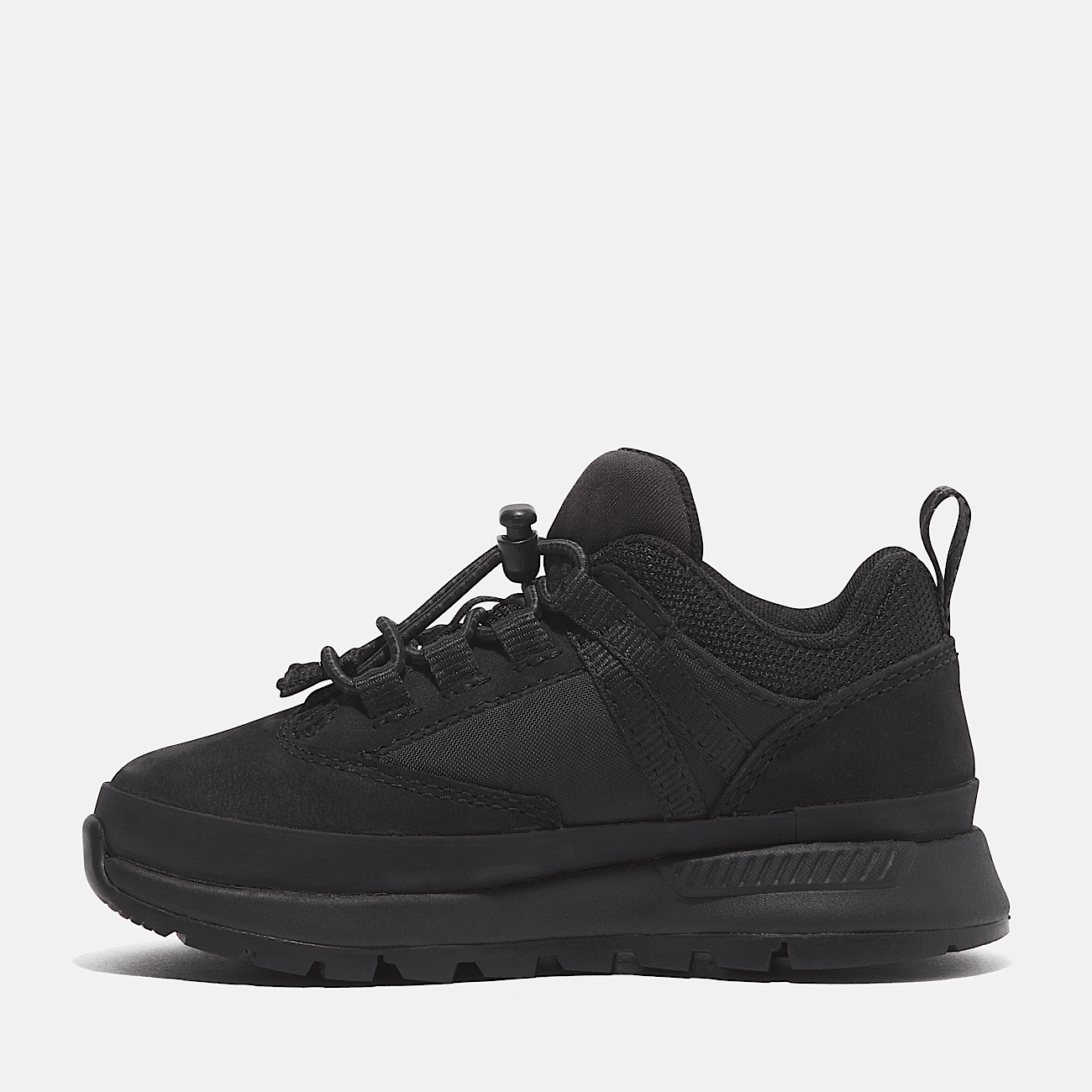 Euro Trekker Low Top Sneaker mit Bungee Schnurung fur Kleinkinder in Schwarz
