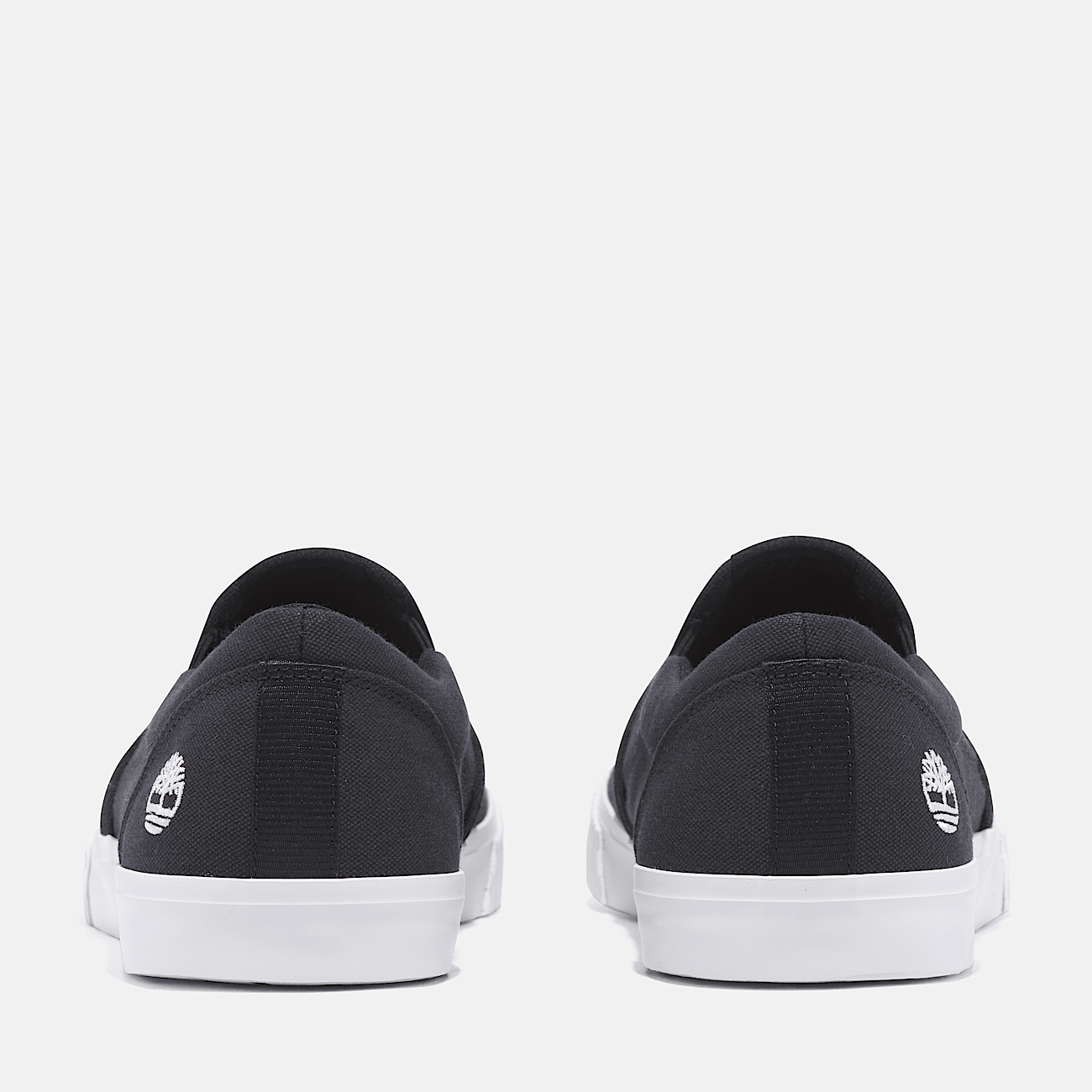 Timberland black slip on shoes on sale