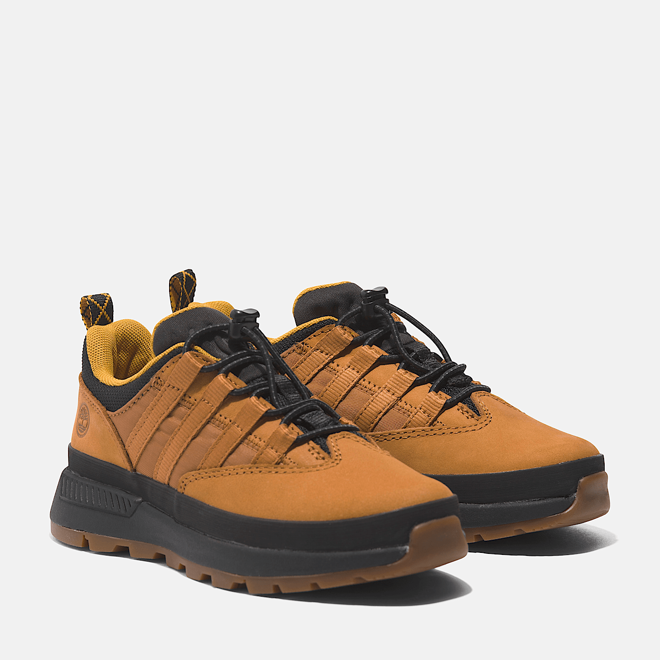 Euro Trekker Low Lace Up Trainer for Junior in Yellow