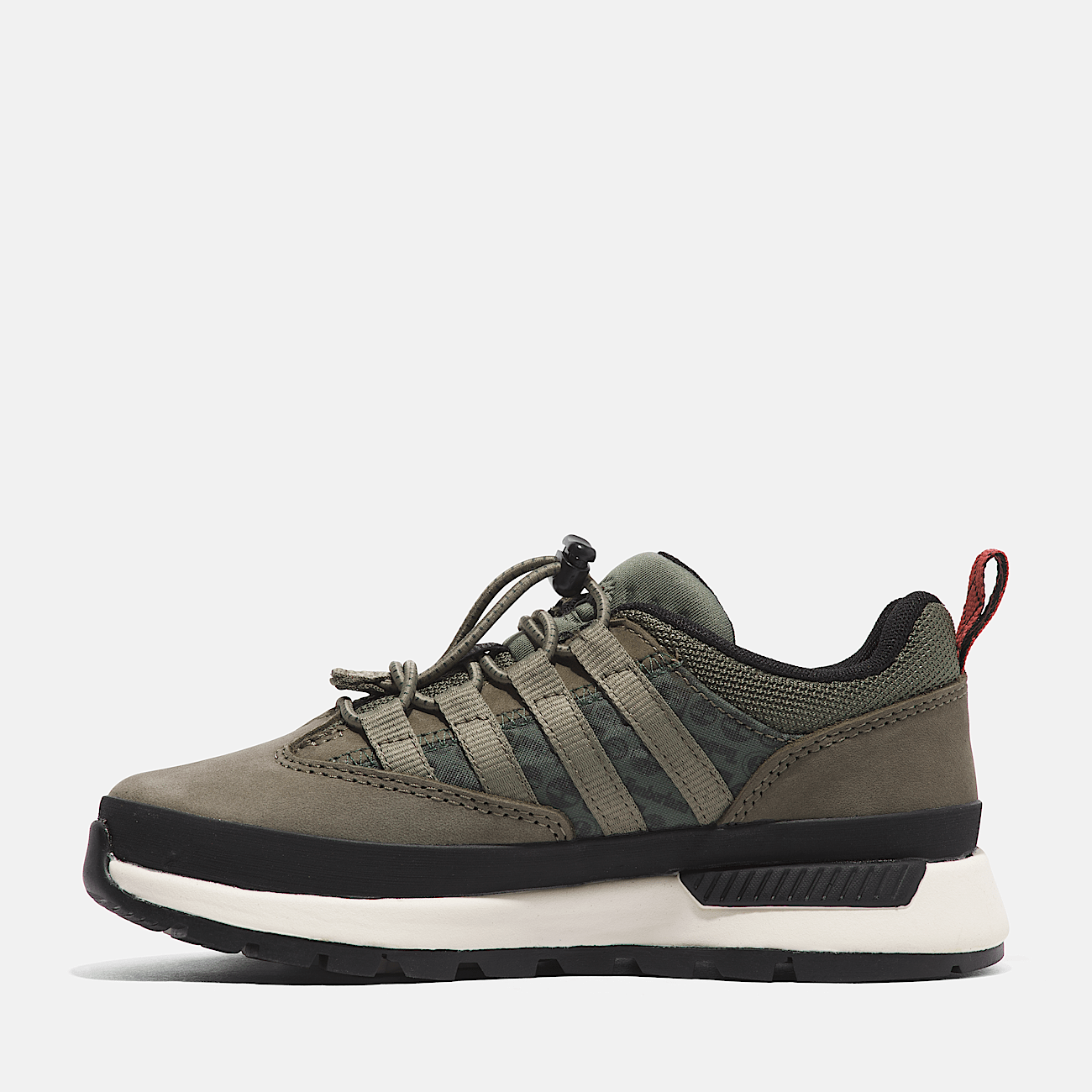 Euro Trekker Low Lace Up Trainer for Junior in Dark Green