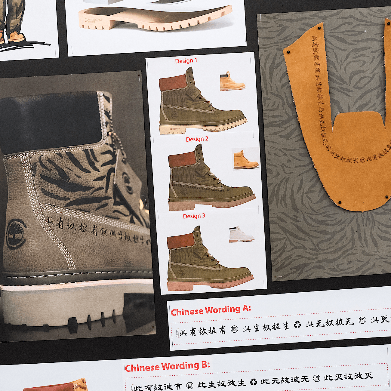 6 inch Boot Timberloop Future73 Timberland x CLOT pour homme en vert fonce