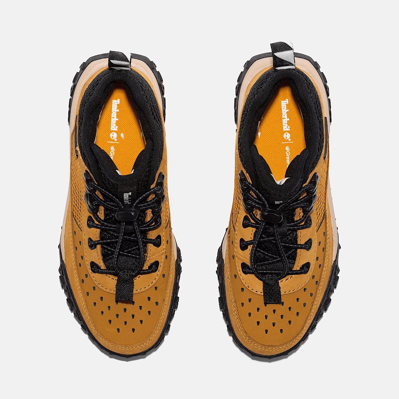 Basket de randonnee basse a lacets GreenStride Motion 6 pour junior en jaune