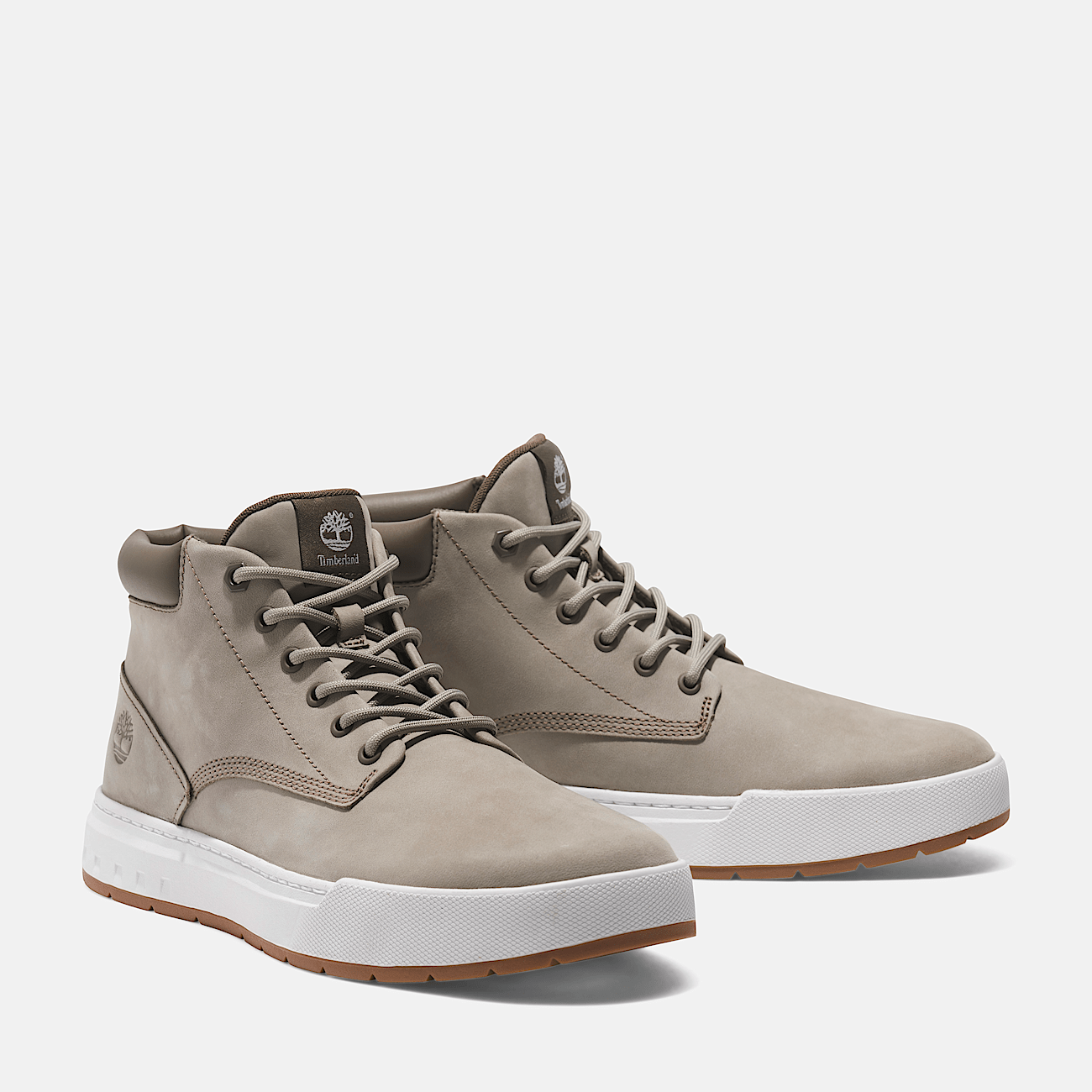 Maple Grove Leather Chukka for Men in Light Grey