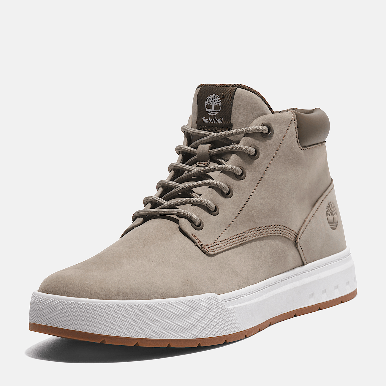 Maple Grove Leather Chukka for Men in Light Grey