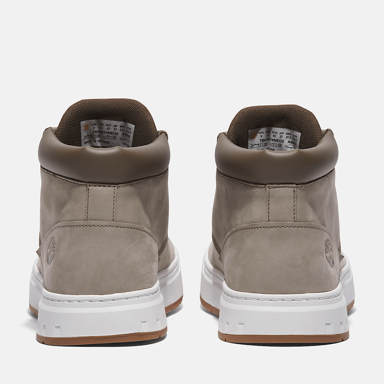 Maple Grove Leather Chukka for Men in Light Grey