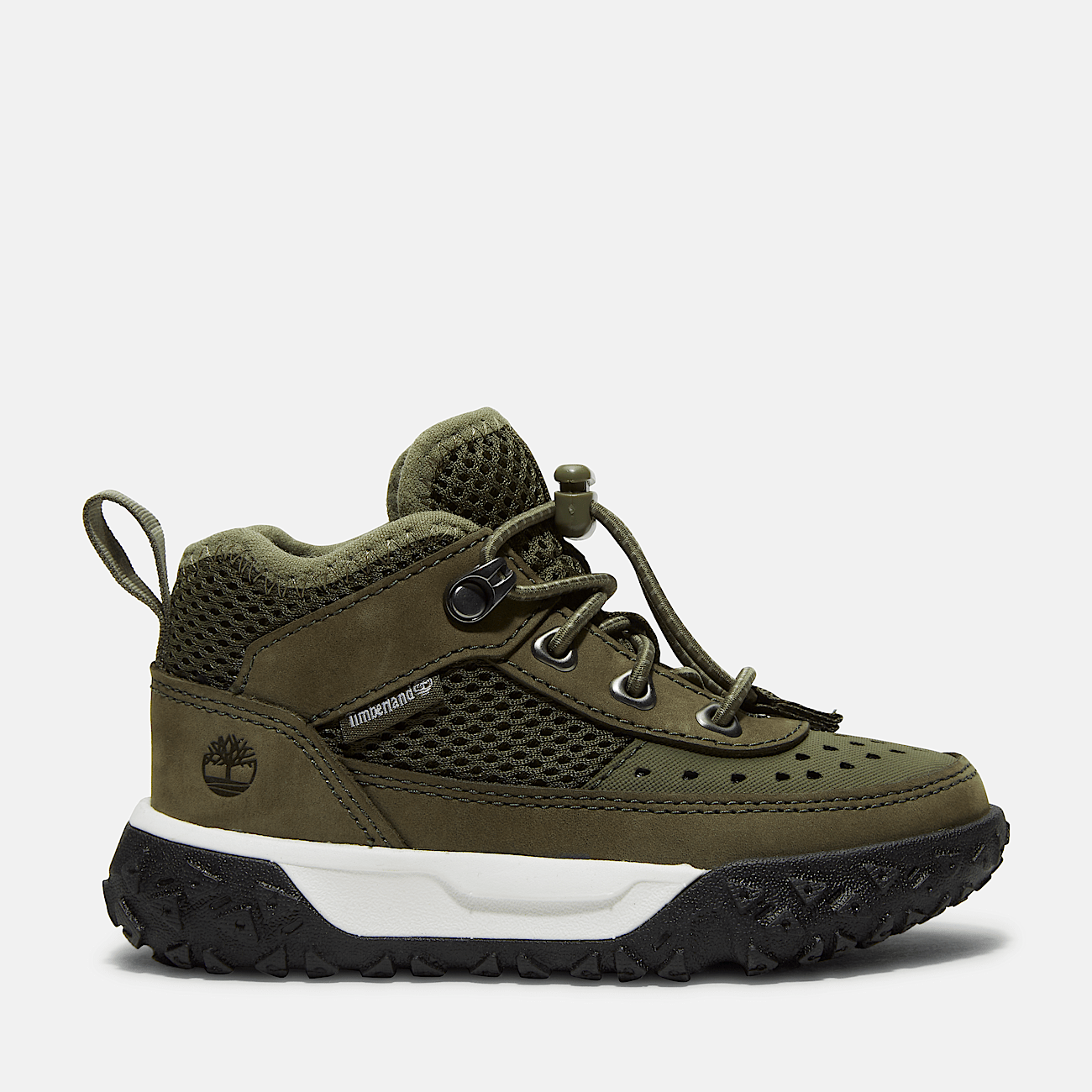 GreenStride Motion 6 Low Lace Up Hiking Trainer for Toddler in Green