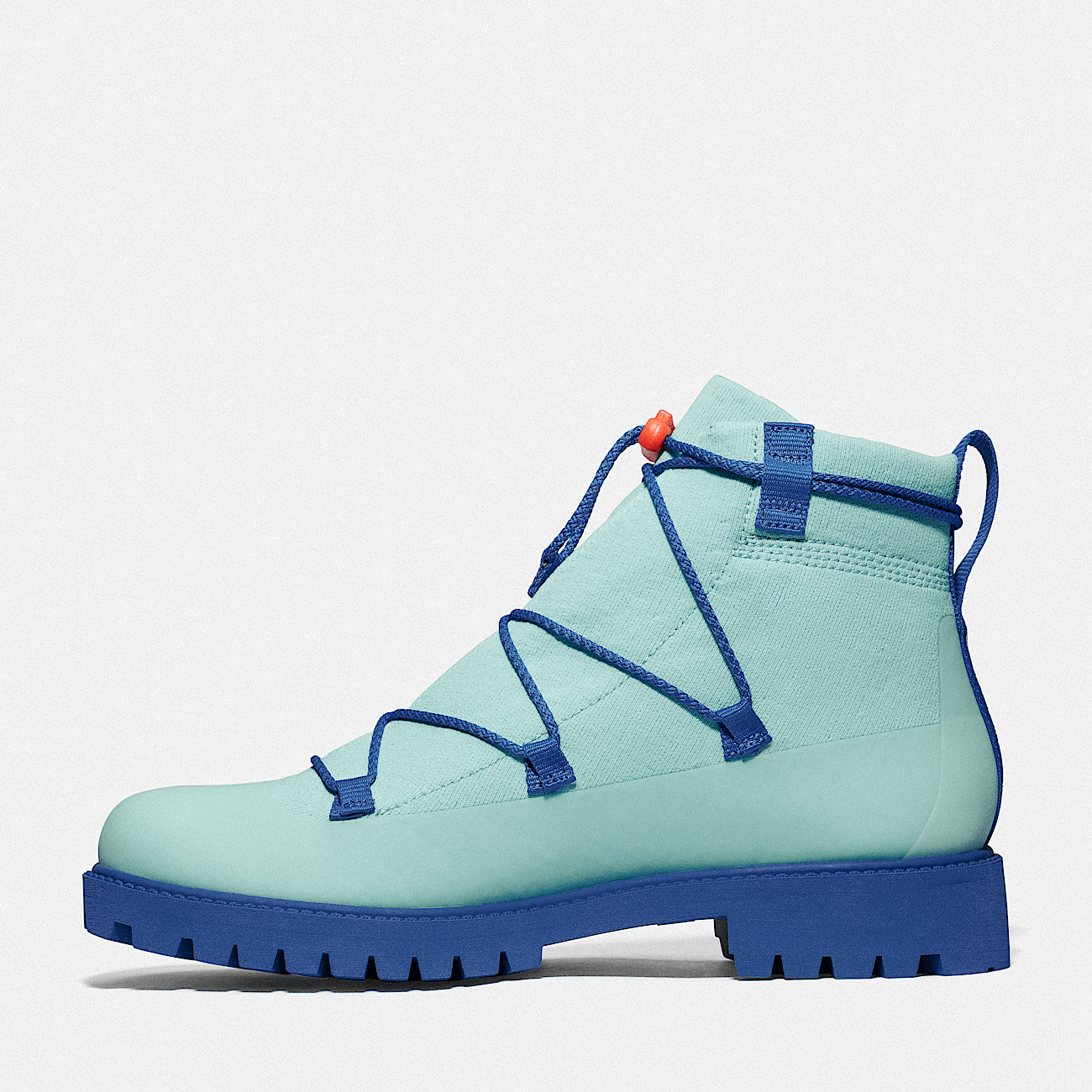 Timberland x Suzanne Oude Hengel Future73 Knit 6 Inch Boot in Teal