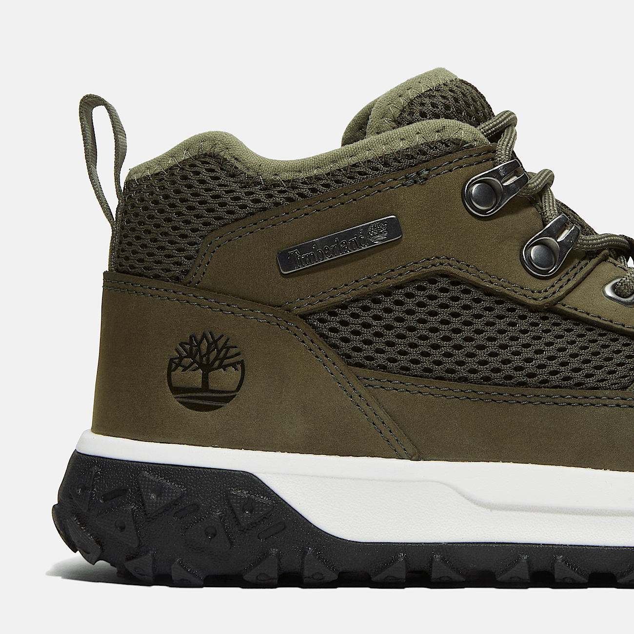 GreenStride Motion 6 Low Lace Up Hiking Trainer for Junior in Green