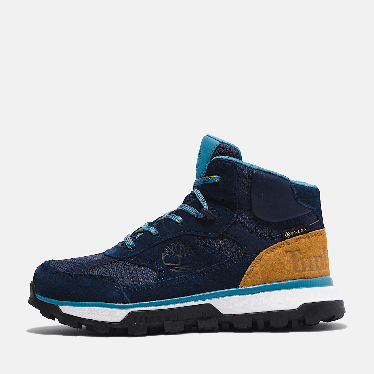 Botas de montana impermeables Trail Trekker para nino de 35 5 a 40 en azul marino