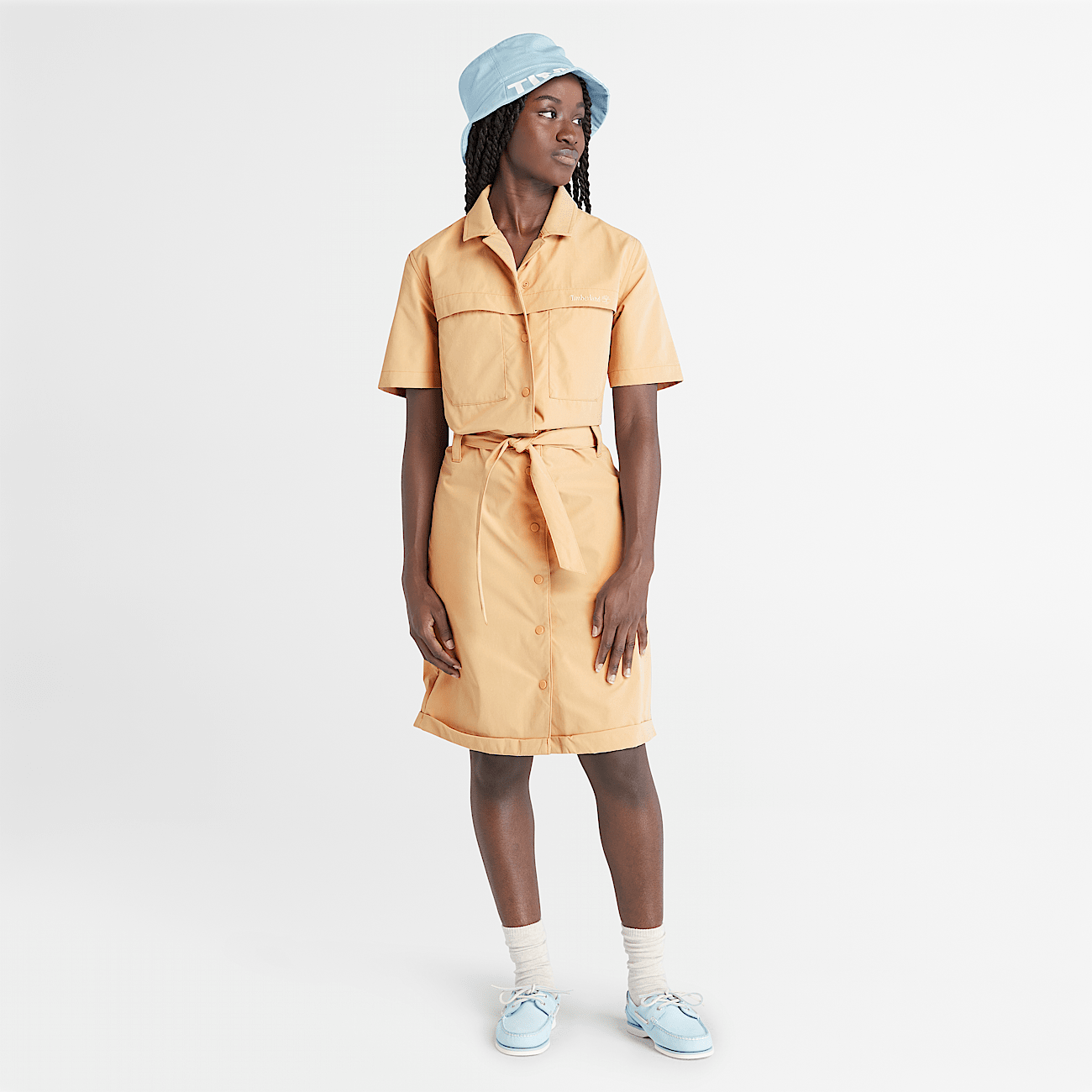 Water Repellent Dress for Women in Yellow