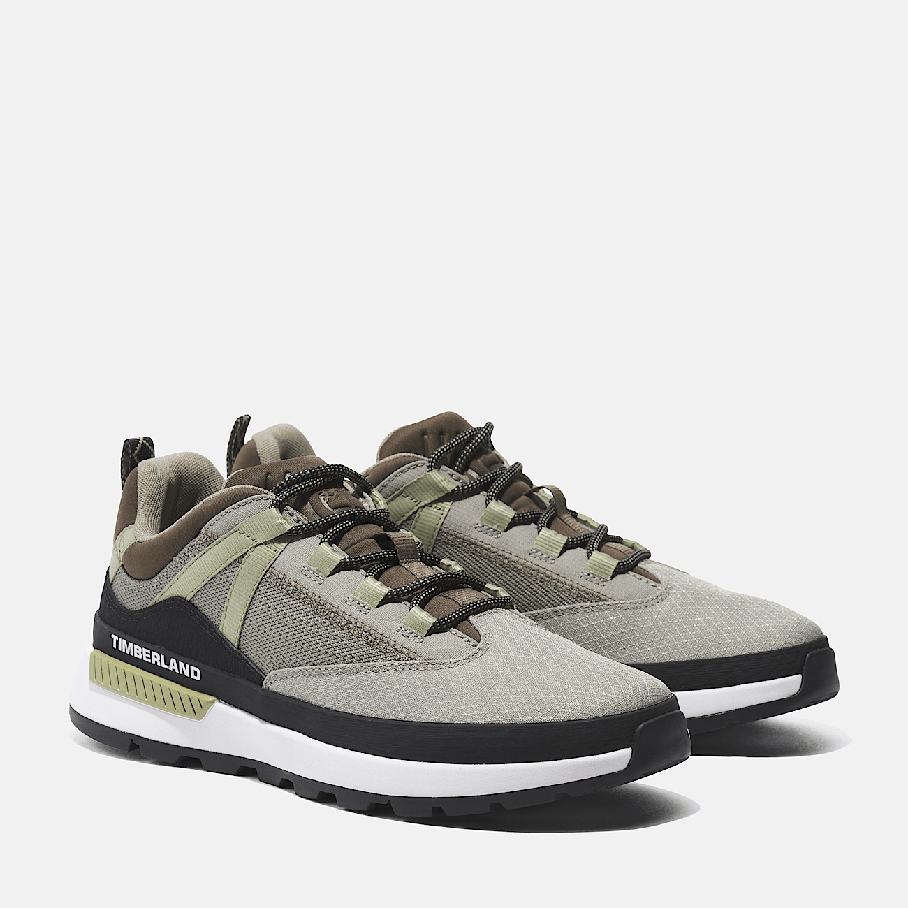 Euro Trekker Lace Up Low Trainer for Men in Dark Beige