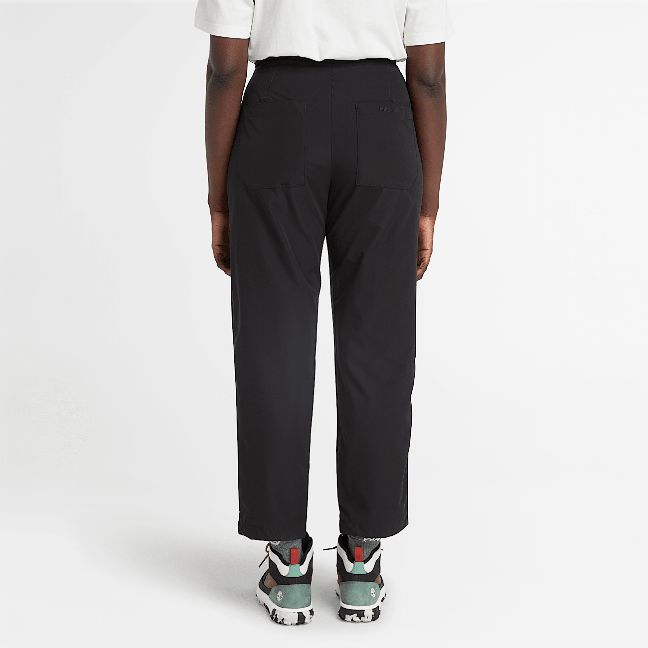 Durable Water-Repellent Trousers for Women in Black