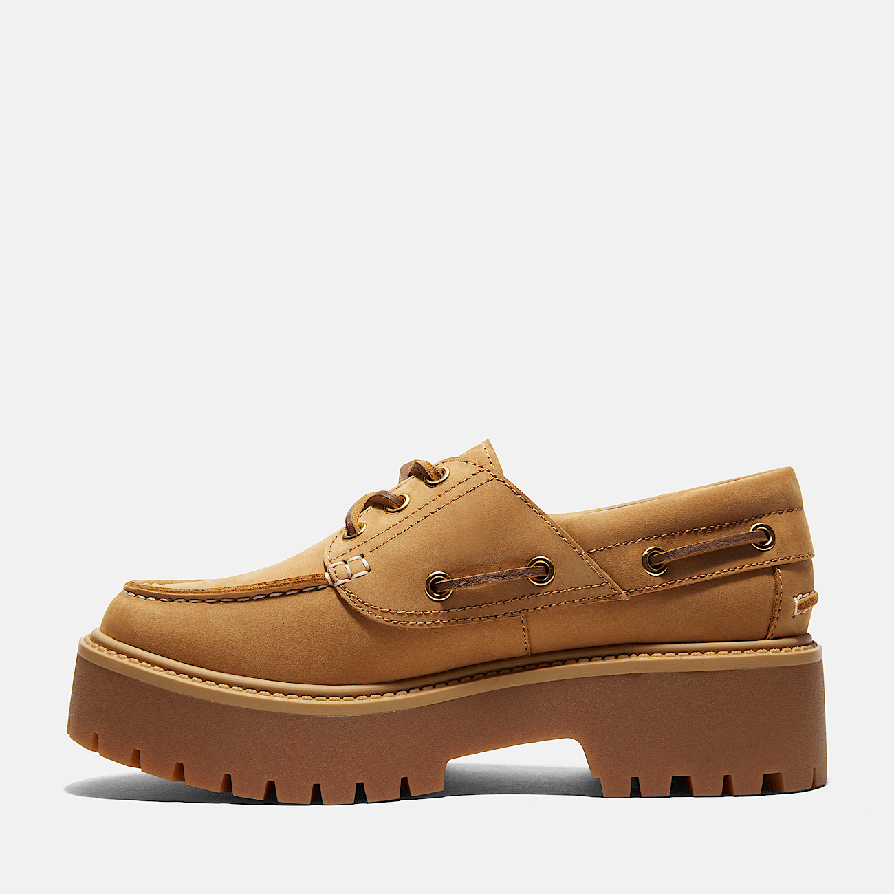 Stone Street Boat Shoe for Women in Yellow