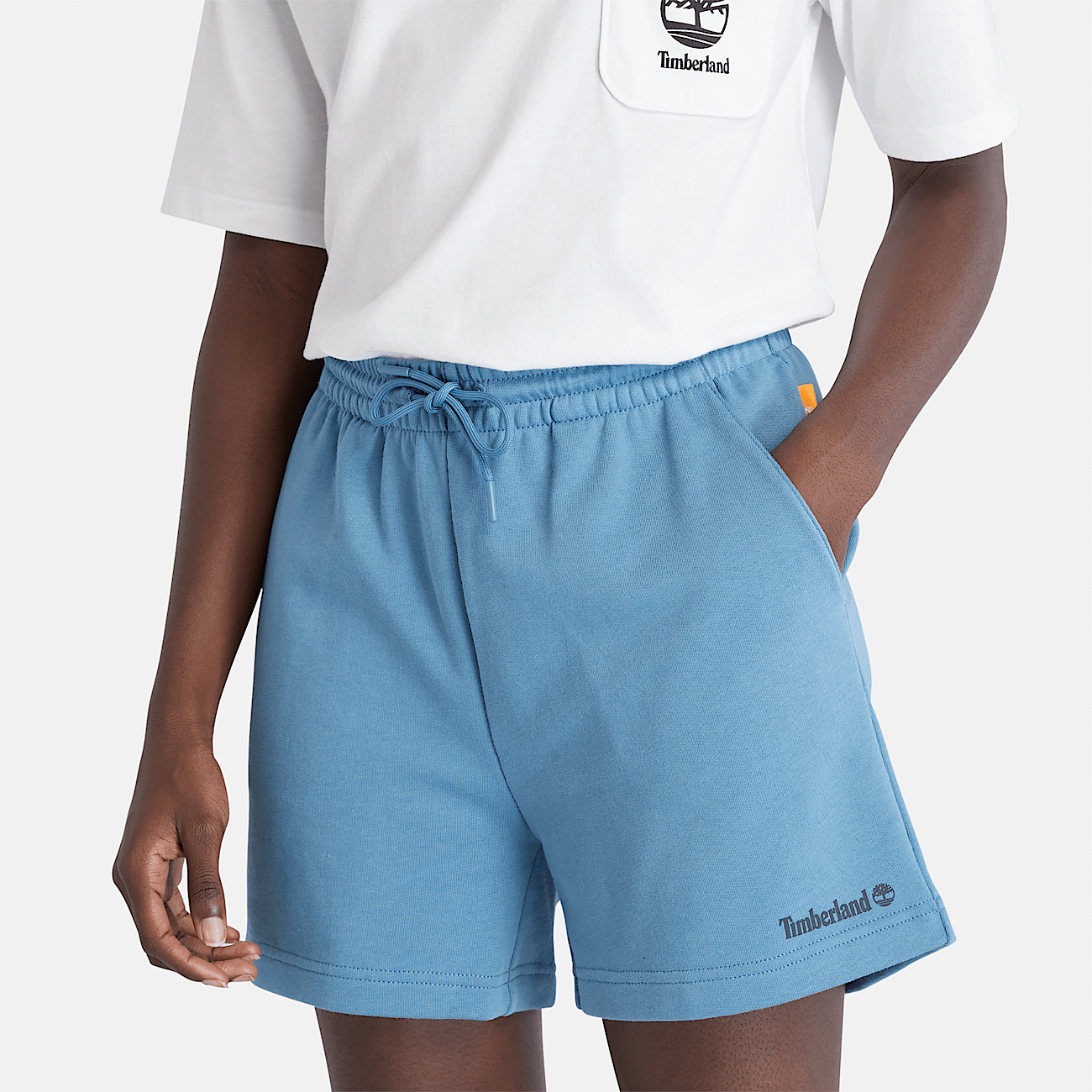 Blue sweat shorts womens online
