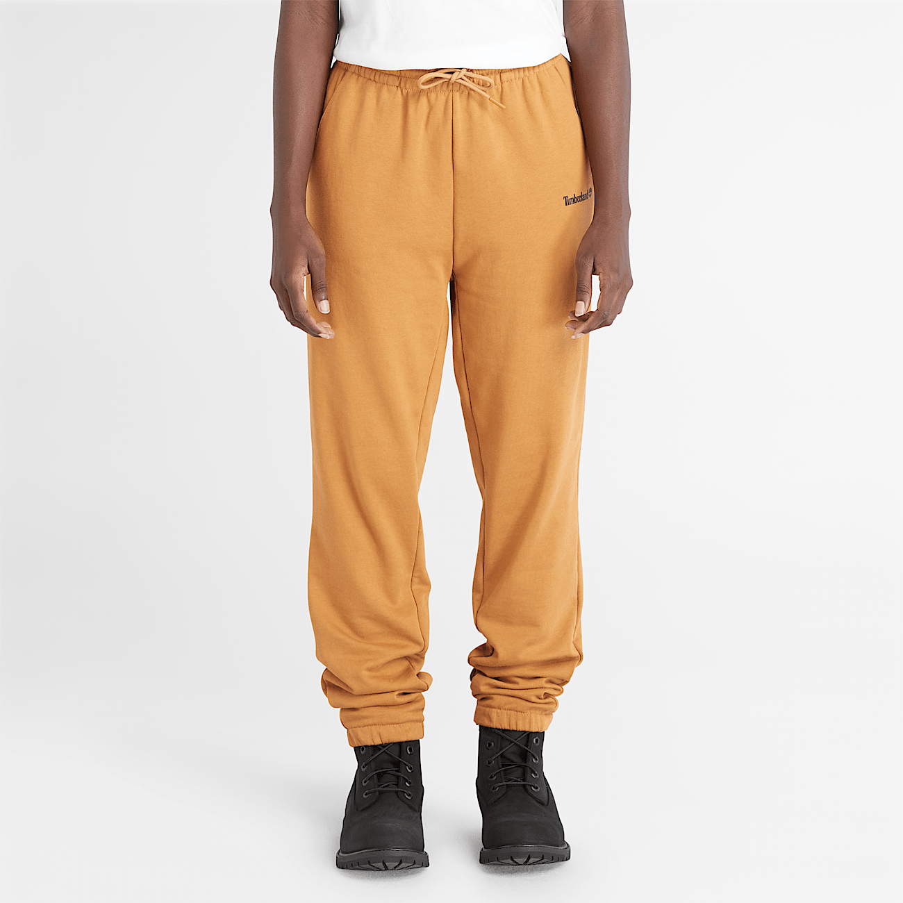Logo Sweatpants for Women in Orange