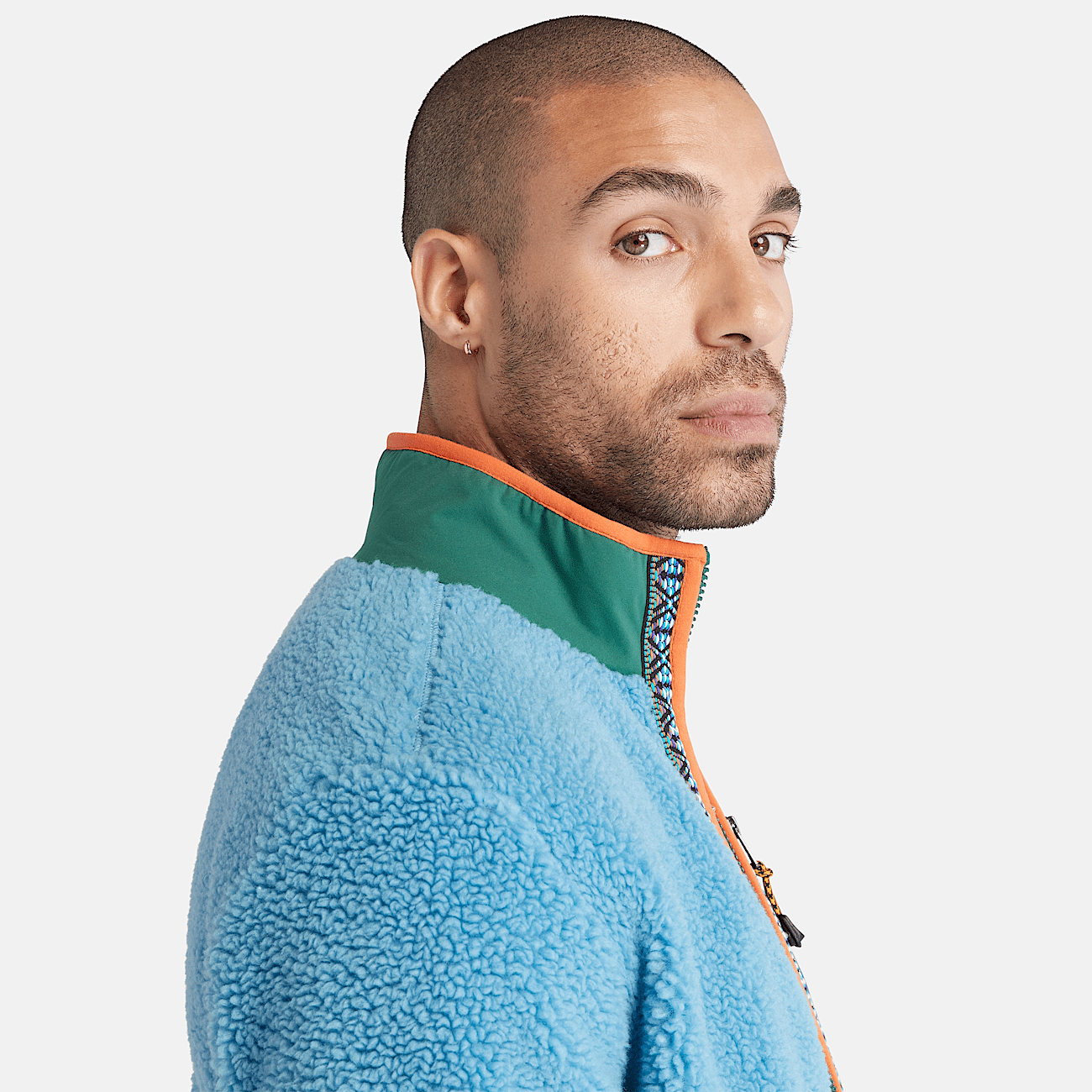 All Gender Bee Line x Timberland Fleece Jacket in Blue