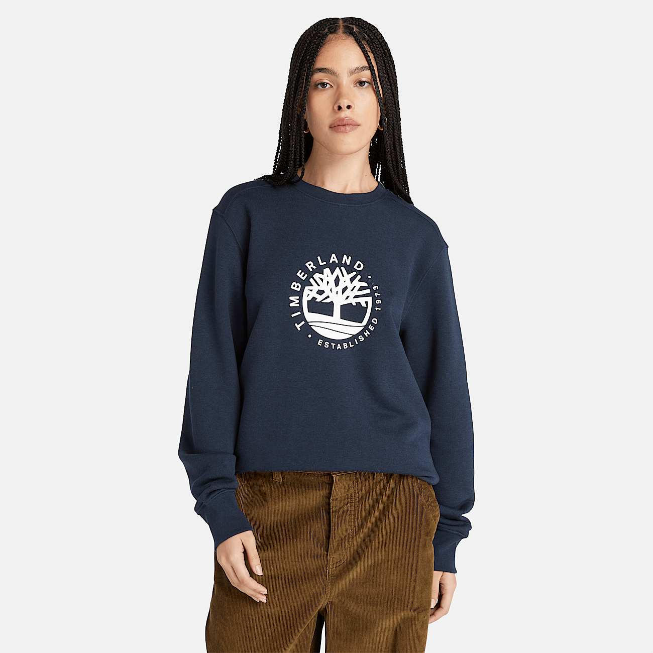 Timberland sweatshirt navy sale