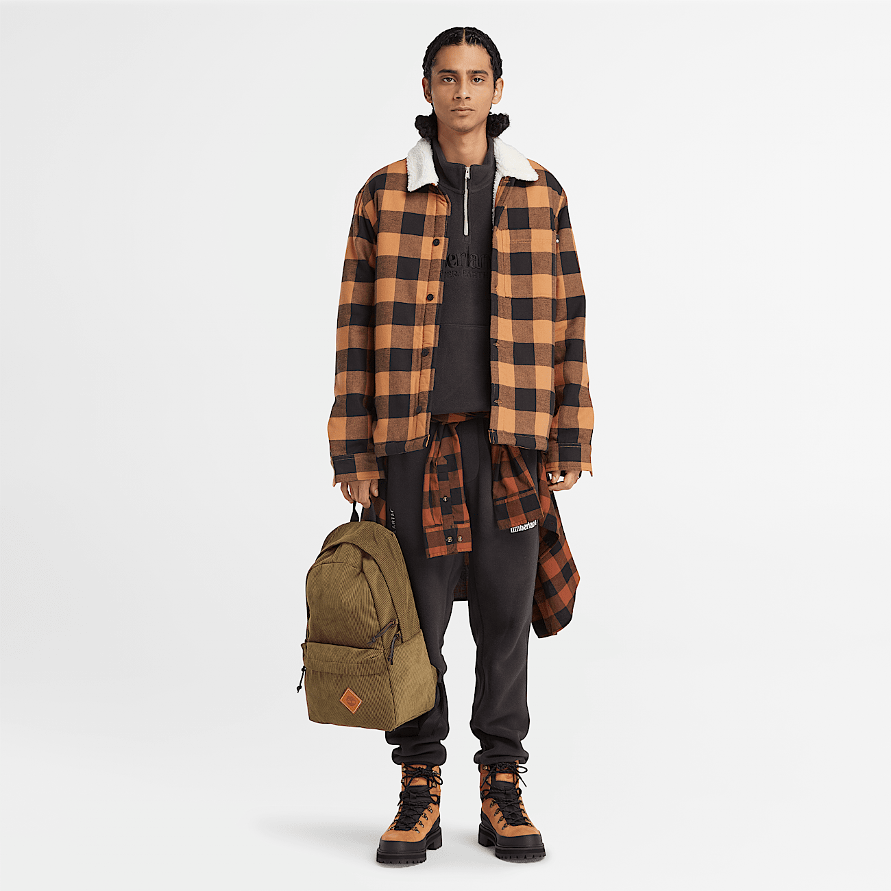 Buffalo plaid fleece jacket best sale