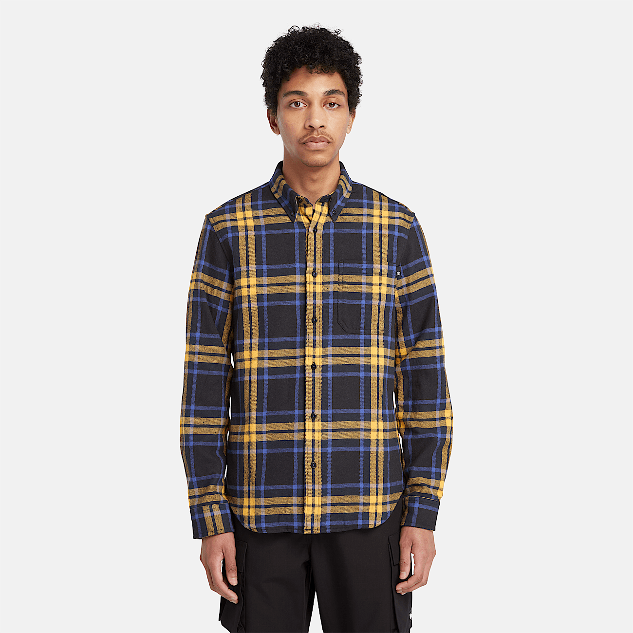 Chemise a carreaux jaune et noir homme 2025