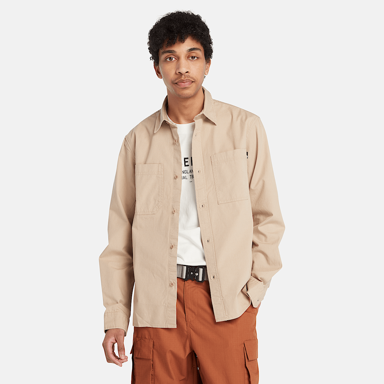 Windham overhemd van katoen voor heren in beige