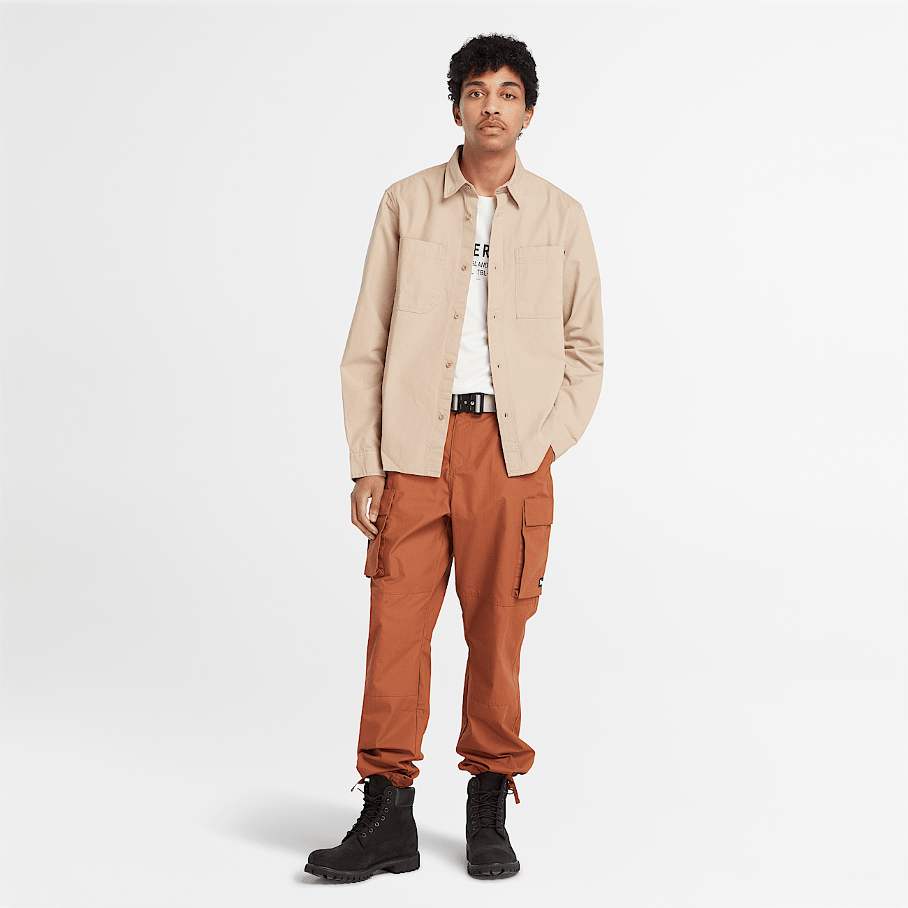 Camicia in Cotone Windham da Uomo in beige