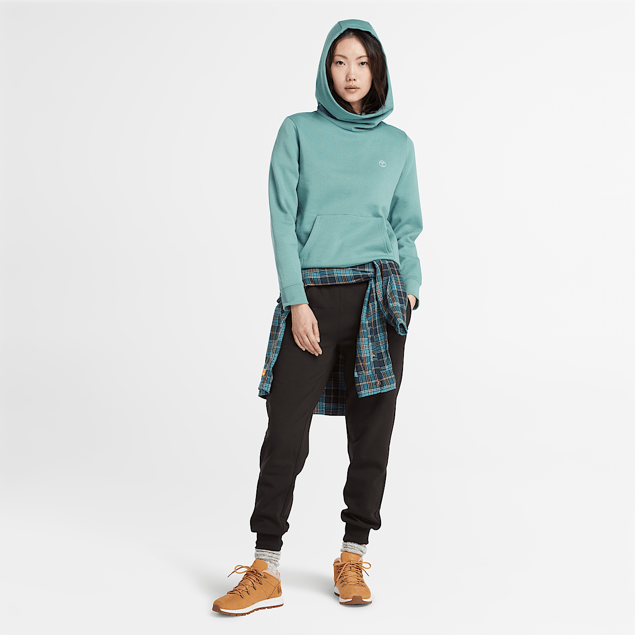 Exeter River Brushback Joggers for Women in Black