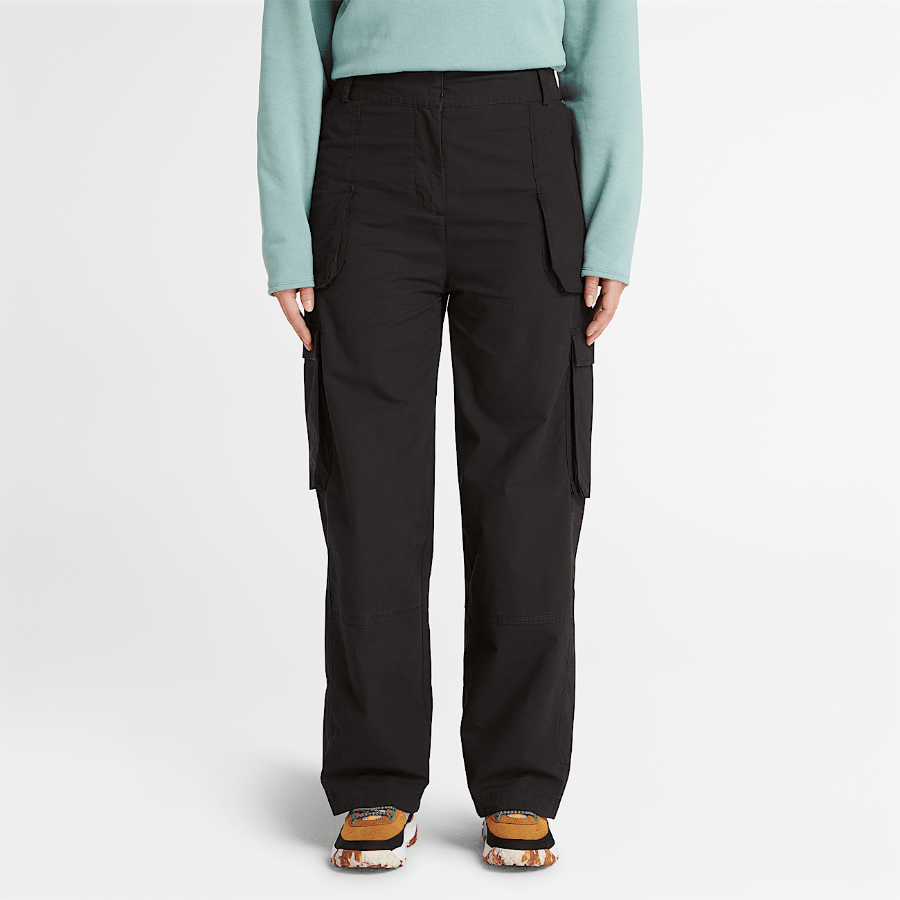 Womens black utility trousers cheap