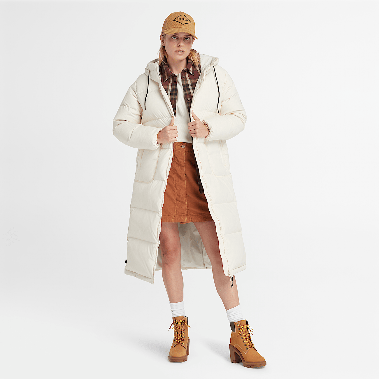 Women's tan corduroy skirt hotsell